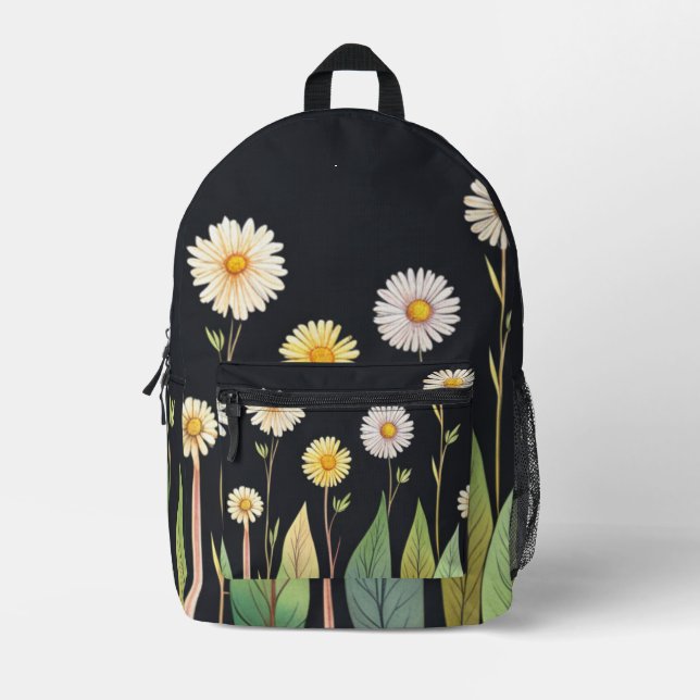 Daisy's In the Night Printed Backpack (Front)