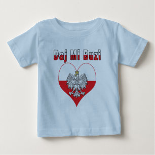 Daj Mi Buzi Eagle Heart Baby T-Shirt