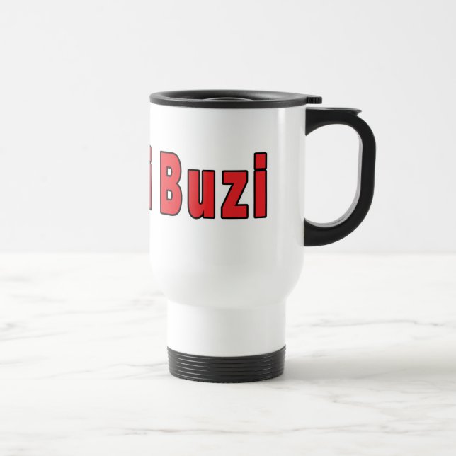 Daj Mi Buzi - Give me a Kiss Travel Mug (Right)