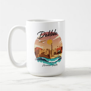 Dakhla morocco surfing coffee mug