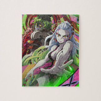 Daki and Gyutaro Upper Moon 6 Jigsaw Puzzle