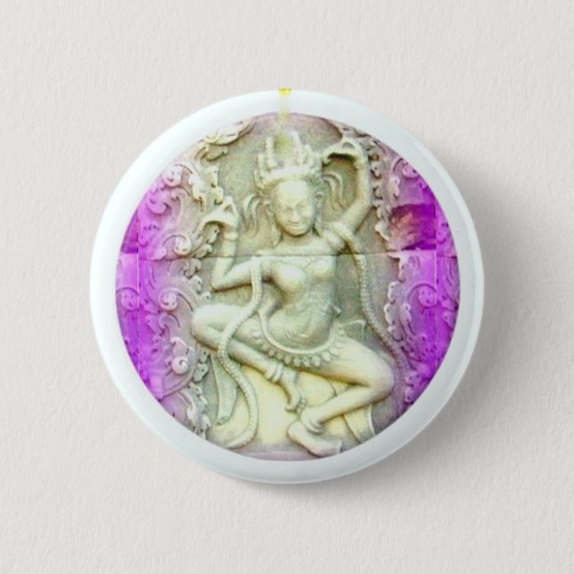 dakini dancing 6 cm round badge (Front)