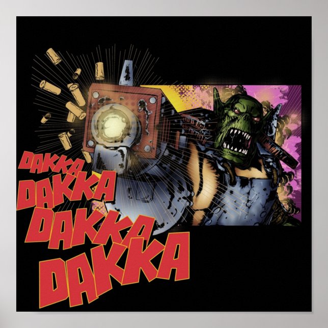 Dakka Dakka Orc Poster (Front)
