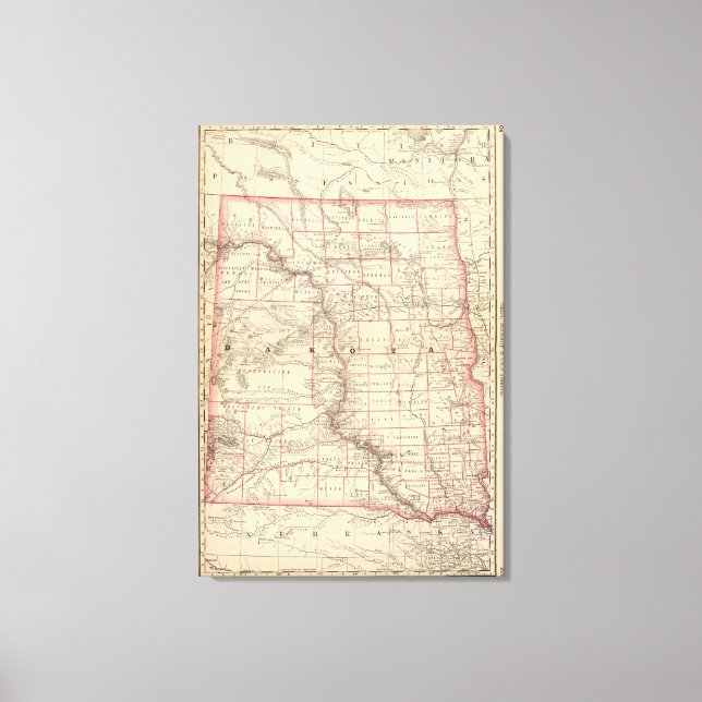 Dakota 3 canvas print (Front)