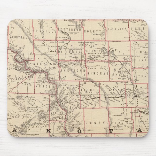 Dakota 3 mouse mat (Front)