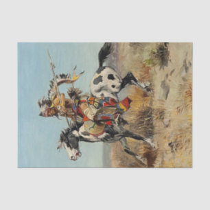 “Dakota Chief” by Charles M Russell Tissue Paper