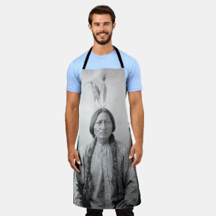 Dakota Leader Sitting Bull Native American Indian  Apron