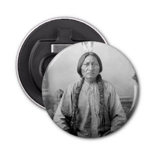 Dakota Leader Sitting Bull Native American Indian Bottle Opener