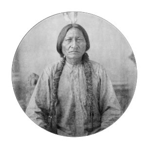 Dakota Leader Sitting Bull Native American Indian Cutting Board