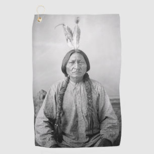 Dakota Leader Sitting Bull Native American Indian  Golf Towel