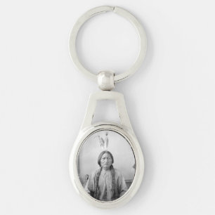 Dakota Leader Sitting Bull Native American Indian Key Ring
