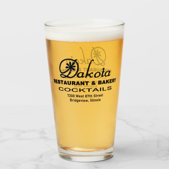Dakota Restaurant & Bakery, Bridgeview, IL Glass (Front Filled)