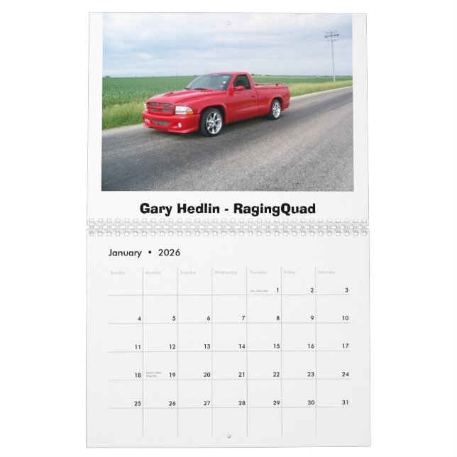 Dakota USA 2008 Truck of the Month Calendar (Jan 2026)