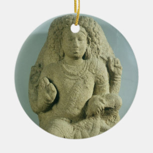Dakshinamurti, Tamil Nadu, Pallava dynasty (granit Ceramic Tree Decoration