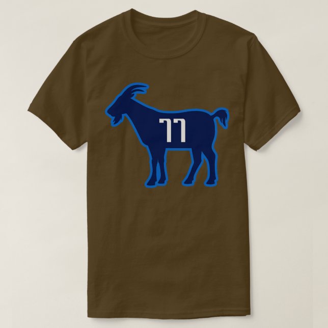 DAL GOAT 77 Light Blue T-Shirt (Design Front)
