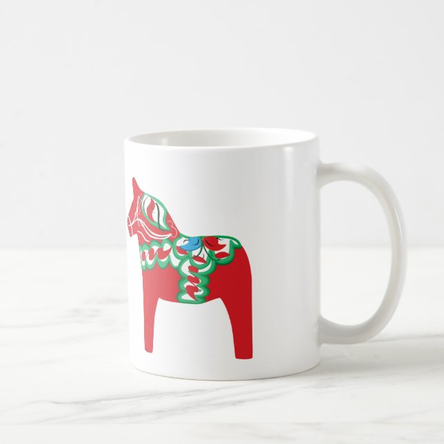 Dala Horse Coffee Cup. Mug (Right)