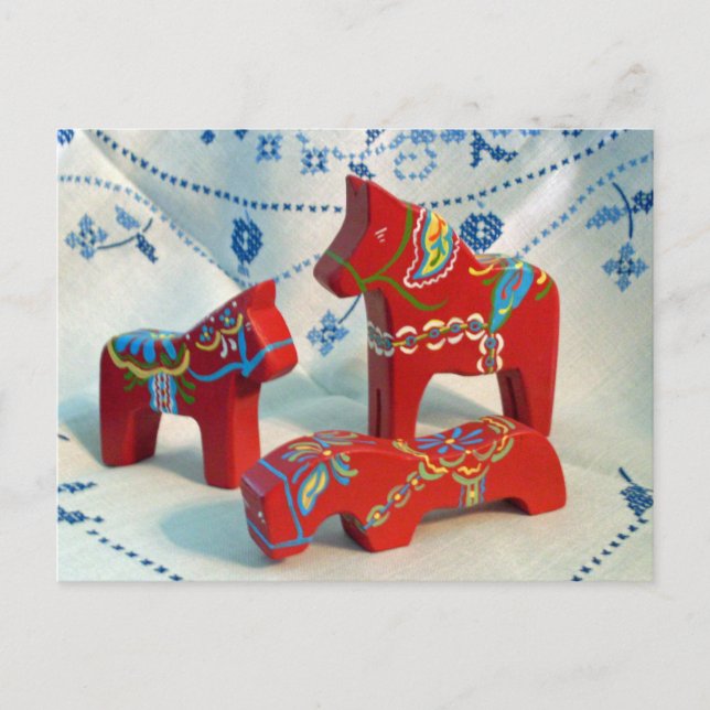 Dala Horse Collectors Post Card (Front)