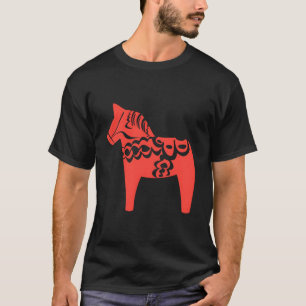 Dala Horse Dalarna Swedish Sweden Sverige T-Shirt