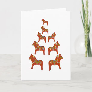 Dala Horse Holiday Card
