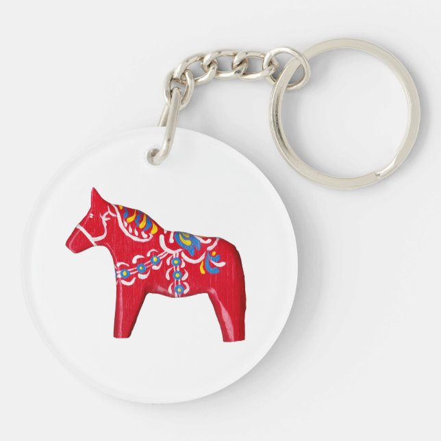 Dala Horse Key Ring (Back)