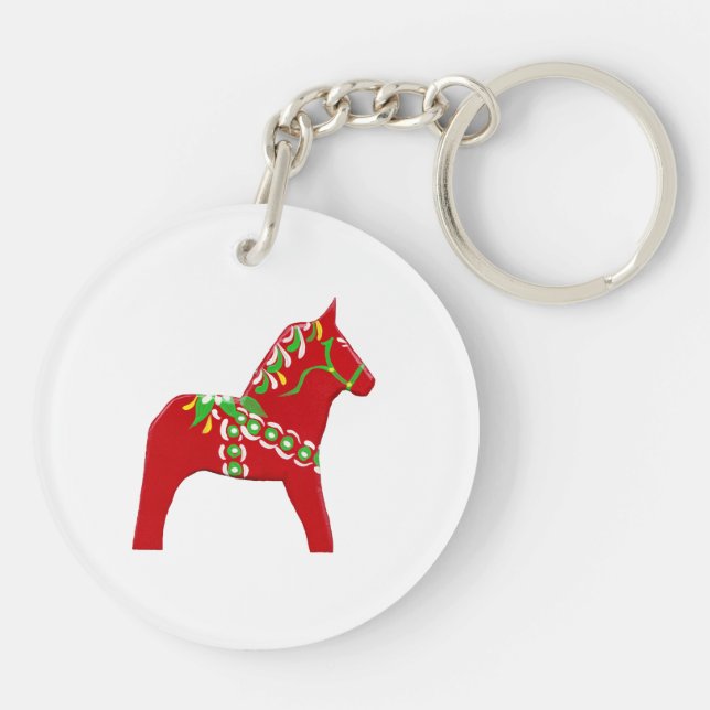Dala Horse Key Ring (Back)