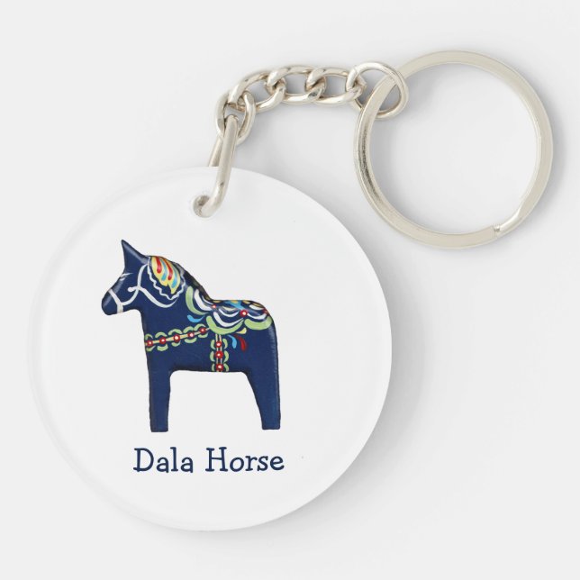 Dala Horse Key Ring (Back)