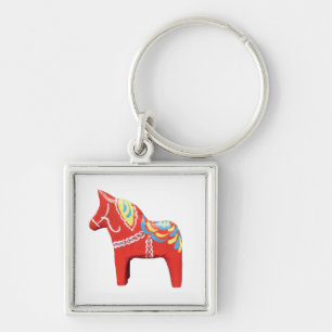 Dala Horse Keychain