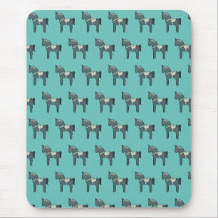 Dala horse mouse mat
