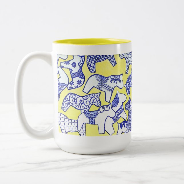 Dala Horse Mug (Left)