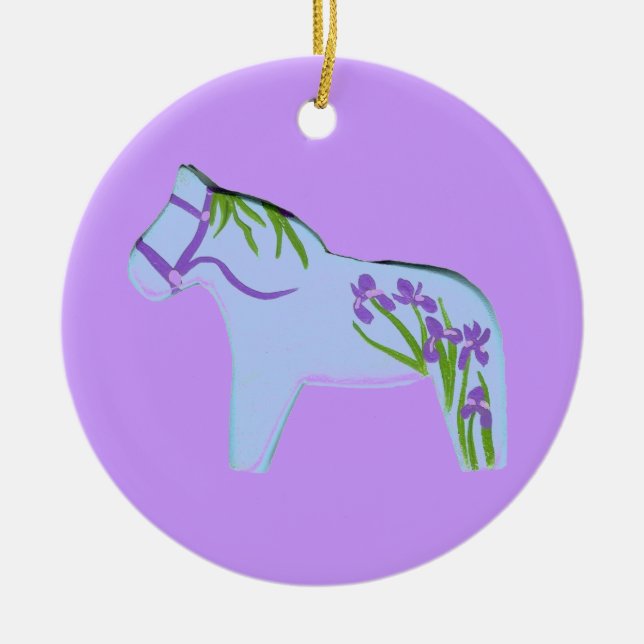 Dala Horse Ornament (Front)