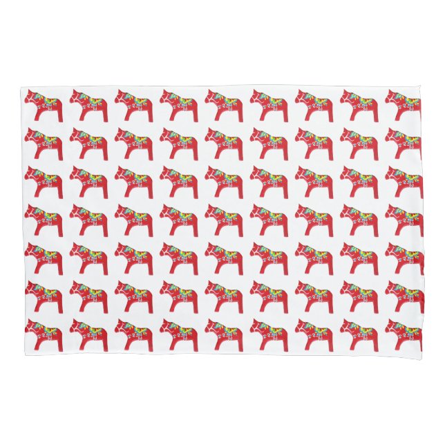 Dala Horse Pillowcase (Front)