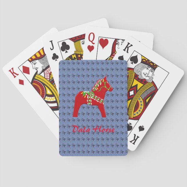 Dala Horse Playing Cards (Back)