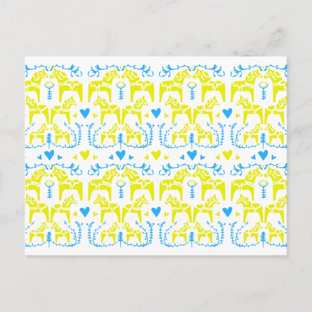 Dala Horse Postcard (Front)