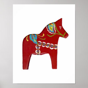 Dala Horse Poster