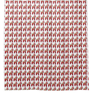 Dala Horse Shower Curtain