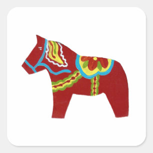 Dala horse sticker