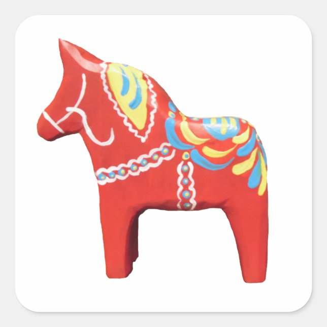 Dala Horse Sticker (Front)
