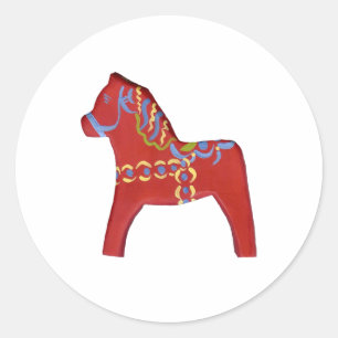 Dala horse sticker