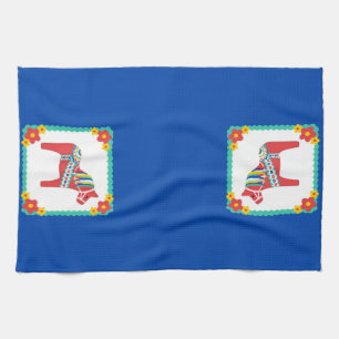 Dala Horse Swedish Kitchen Towel