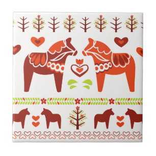Dala Horse Tile