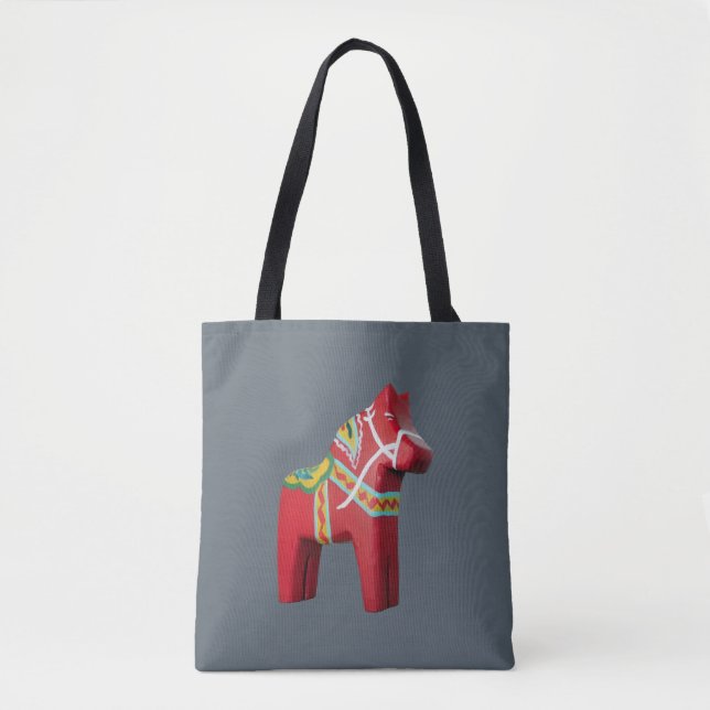Dala Horse Tote Bag (Front)