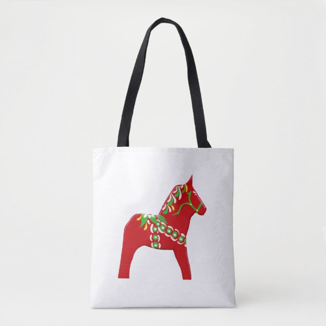 Dala Horse Tote Bag (Front)