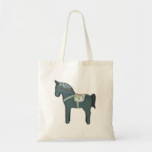 Dala horse tote bag