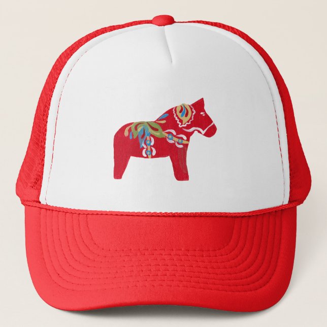Dala Horse Trucker Hat (Front)