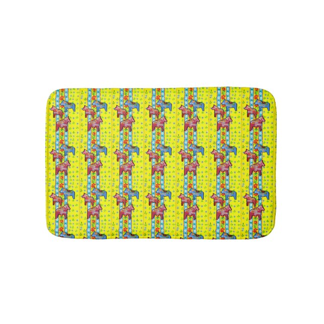 Dala Horses Bath Mat (Front)