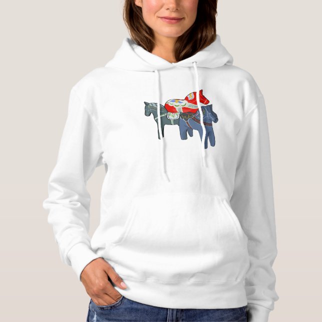Dala Horses Hoodie (Front)