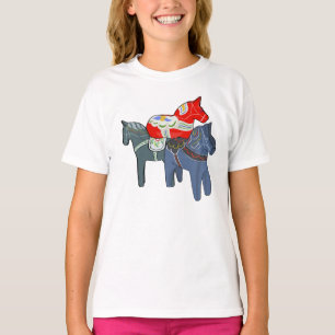 Dala Horses T-Shirt
