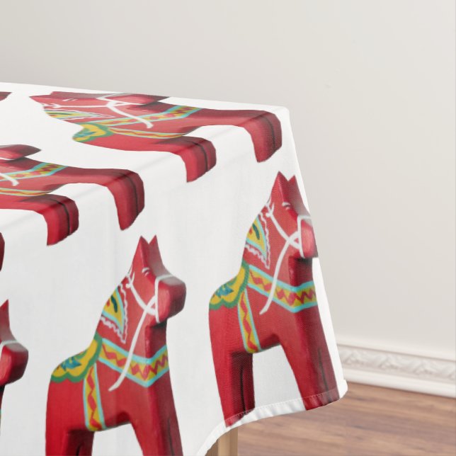Dala Horses Tablecloth (In Situ)