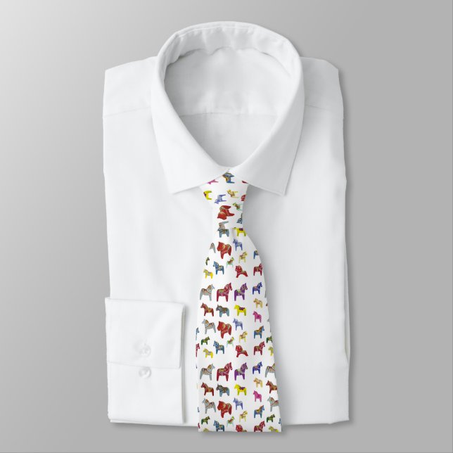 Dala Horses Tie (Tied)