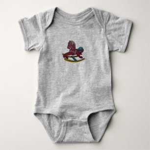 Dala Rocking Horse Baby Bodysuit